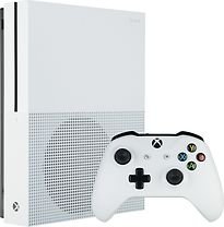 Xbox One S 500GB [incl. draadloze controller, verticale standaard] wit