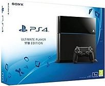 Sony PlayStation 4 1 TB [Ultimate Player Version incl. draadloze controller] glanzend zwart